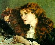 Gustave Courbet den vackra irlandskan painting
